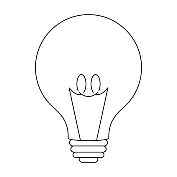 Izolované ikona žárovky — Stockový vektor