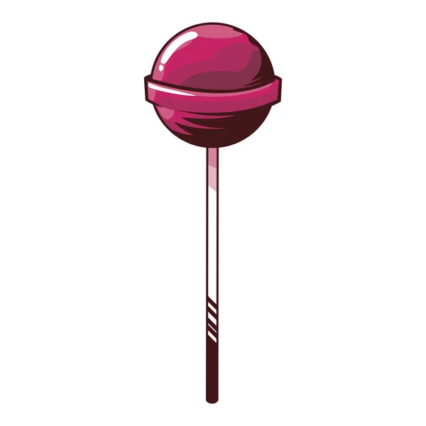 Estilo de arte pop dulce lollipop — Vector de stock