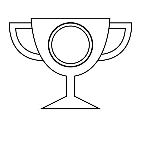 Pokal-Ikone — Stockvektor