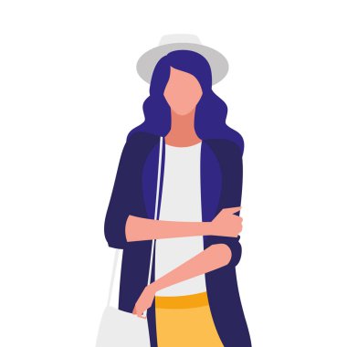 güzel bir kadınla poz modelleme