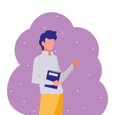 genç çocuk öğrenci modelleme