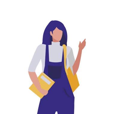 genç kız öğrenci modelleme