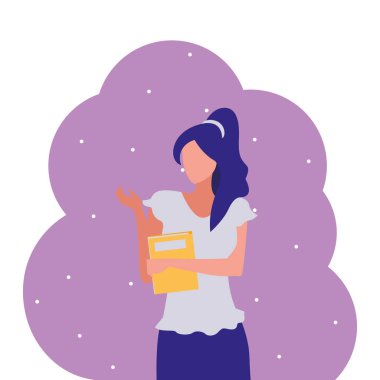 genç kız öğrenci modelleme