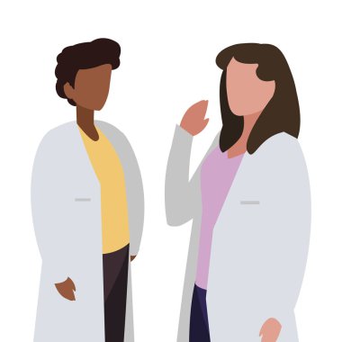 Çift doktorlar uzmanları karakterler