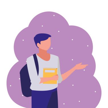 genç çocuk öğrenci modelleme