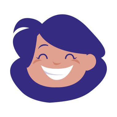 Mutlu küçük kız baş karakter.