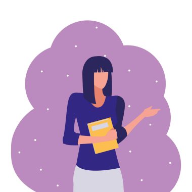 genç kız öğrenci modelleme