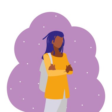 genç siyah erkek öğrenci modelleme