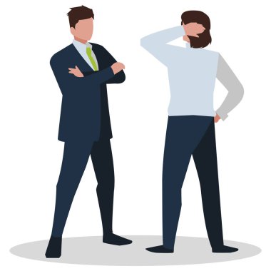 farklı possitions karakterlerle zarif iş adamları