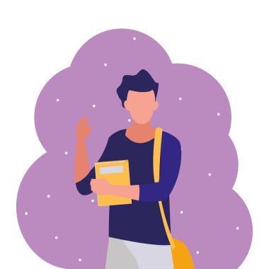 genç çocuk öğrenci modelleme