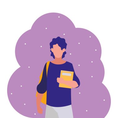 genç çocuk öğrenci modelleme