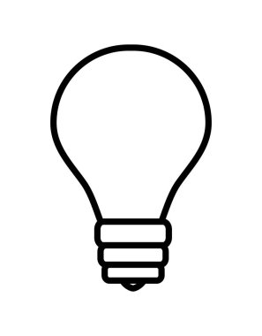 ampul ışık fikir simgesi
