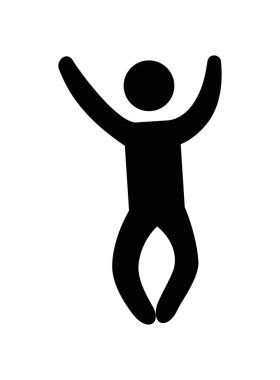 insan figürü siluet kutluyor