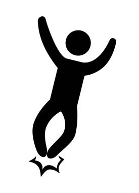 insan figürü siluet kutluyor