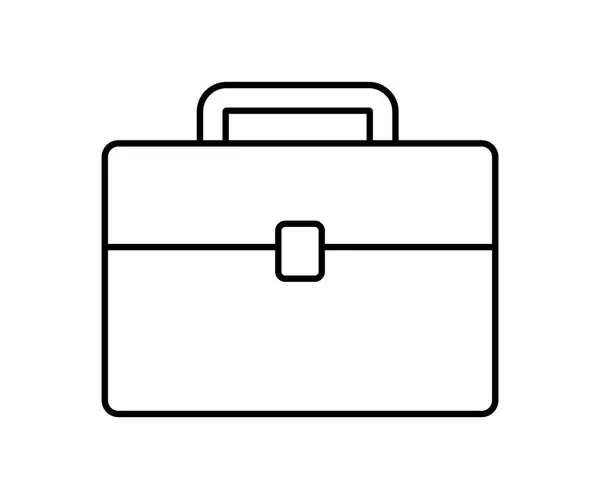 Cartera maletín aislado icono — Archivo Imágenes Vectoriales