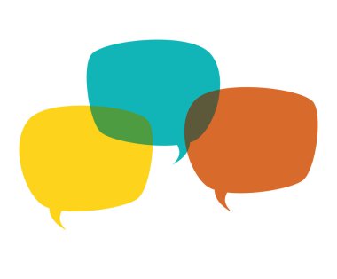 konuşma kabarcıklar iletileri simgeler