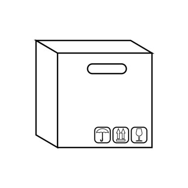 ambalaj kutusu karton simgesi