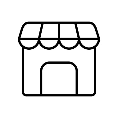 Açık simgesi bina depolamak