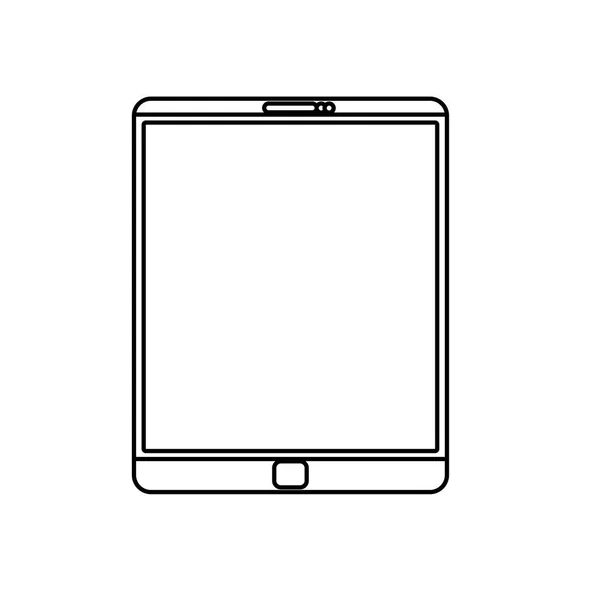 Icono del dispositivo electrónico tableta — Vector de stock