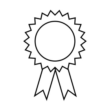 Madalya Ödülü izole simgesi