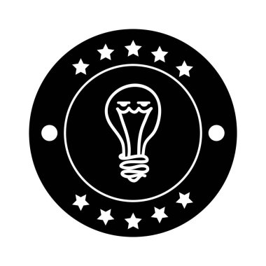ampul ışık fikir mühür damgası