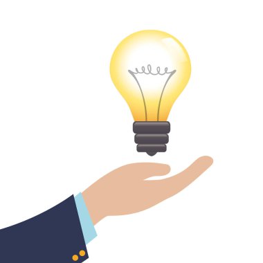 el ampul ışık fikir kaldırma