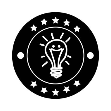 ampul ışık fikir mühür damgası