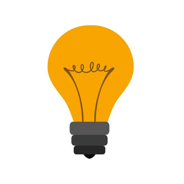 Иконка идеи лампочки — стоковый вектор