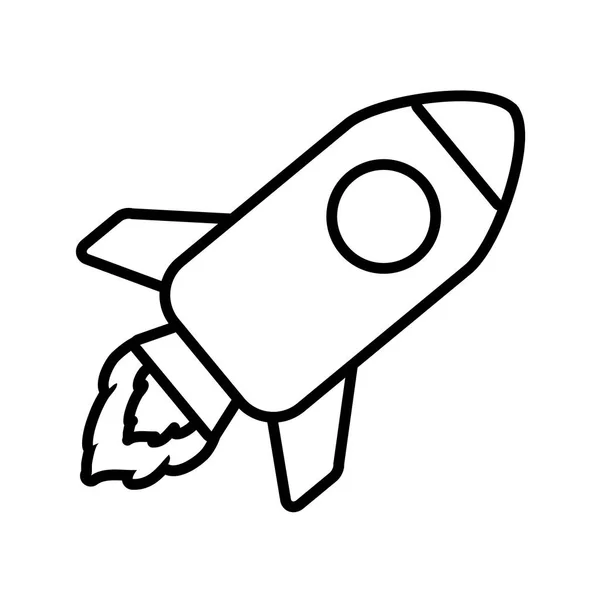 Значок запуска ракеты — стоковый вектор