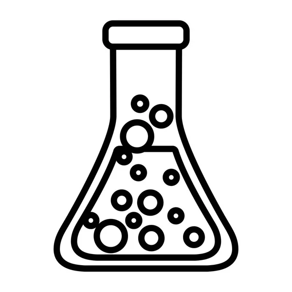 Ícone isolado de teste de tubo —  Vetores de Stock