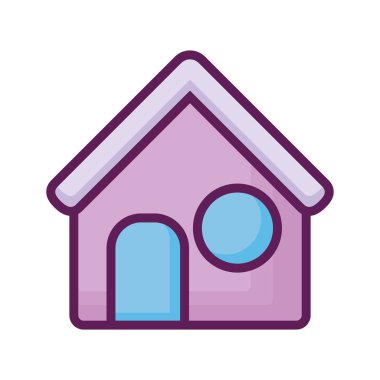 dış ev izole simgesi