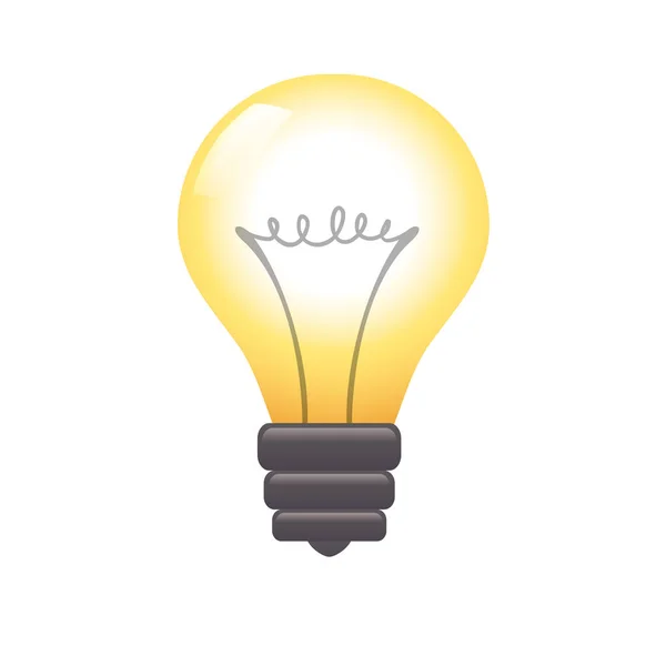 Bulb light idea icon — Stock Vector