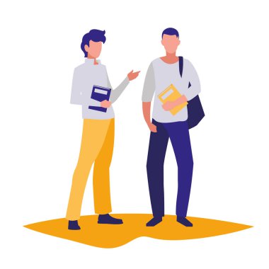 genç erkek öğrenciler modelleme