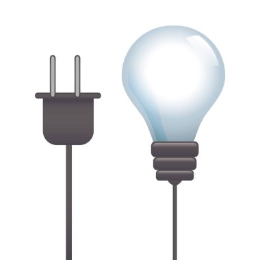 ampul ışık fikir tel ile