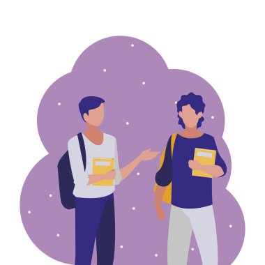 genç erkek öğrenciler modelleme