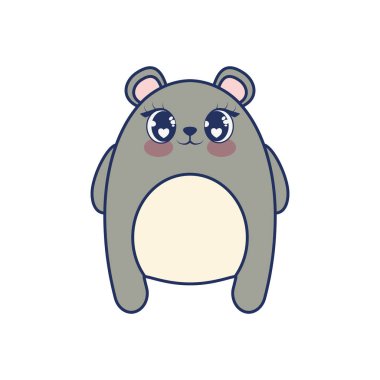 sevimli fare sevimli karakter