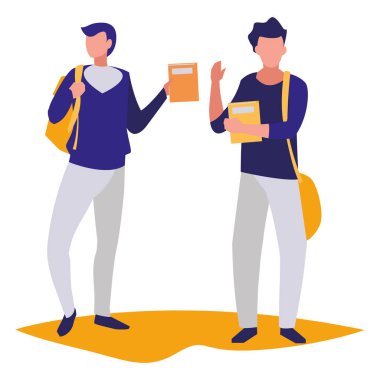 genç erkek öğrenciler modelleme