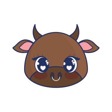 sevimli inek sevimli karakter