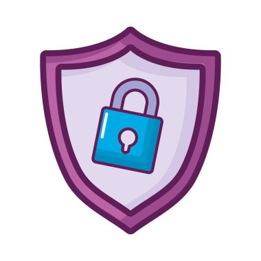 güvenli güvenli asma kilit ile kalkan