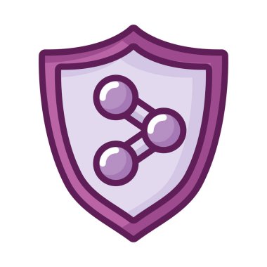 güvenlik kalkanı paylaşım simgesiyle