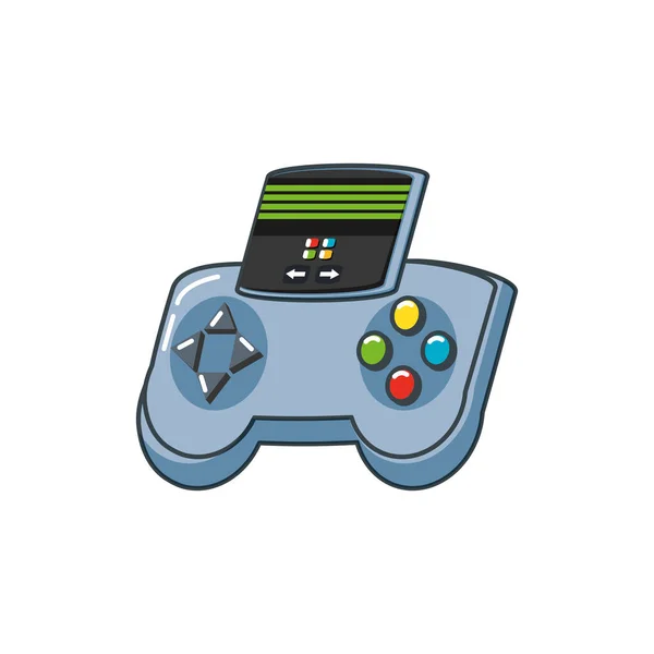 Poignée de jeu vidéo icône isolée — Image vectorielle