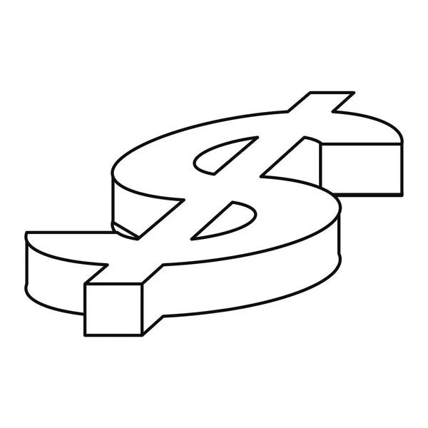 Dollaro segno Design — Vettoriale Stock