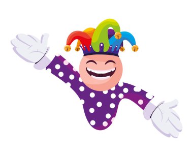 joker şapkalı deli ifade