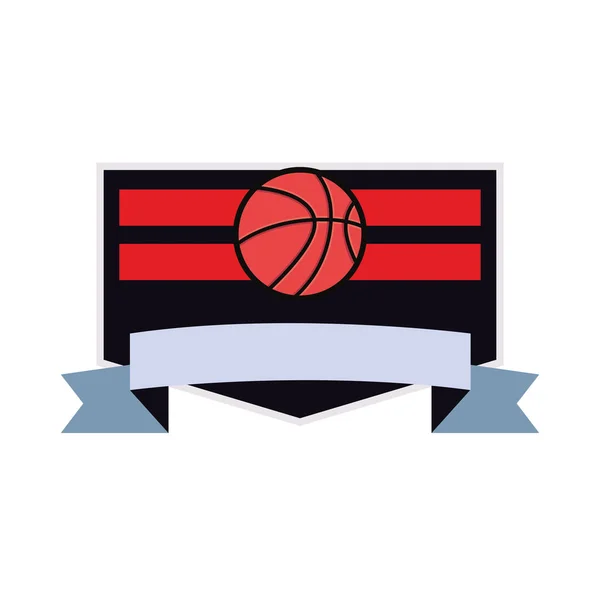 Baloncesto deporte diseño — Vector de stock