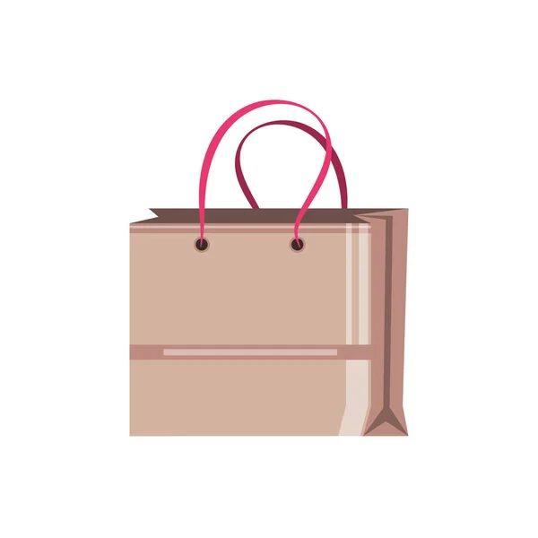 Shopping bag isolated icon — Stock Vector