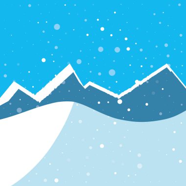 kış manzara sahne Noel