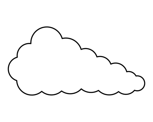 雲空分離アイコン — ストックベクタ