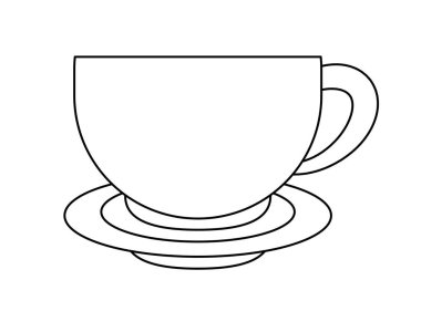 çanak izole simgesiyle Kupası