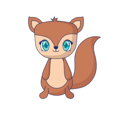 sevimli sincap sevimli karakter