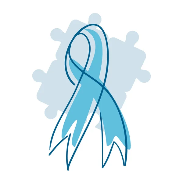 Día de la conciencia del autismo — Vector de stock